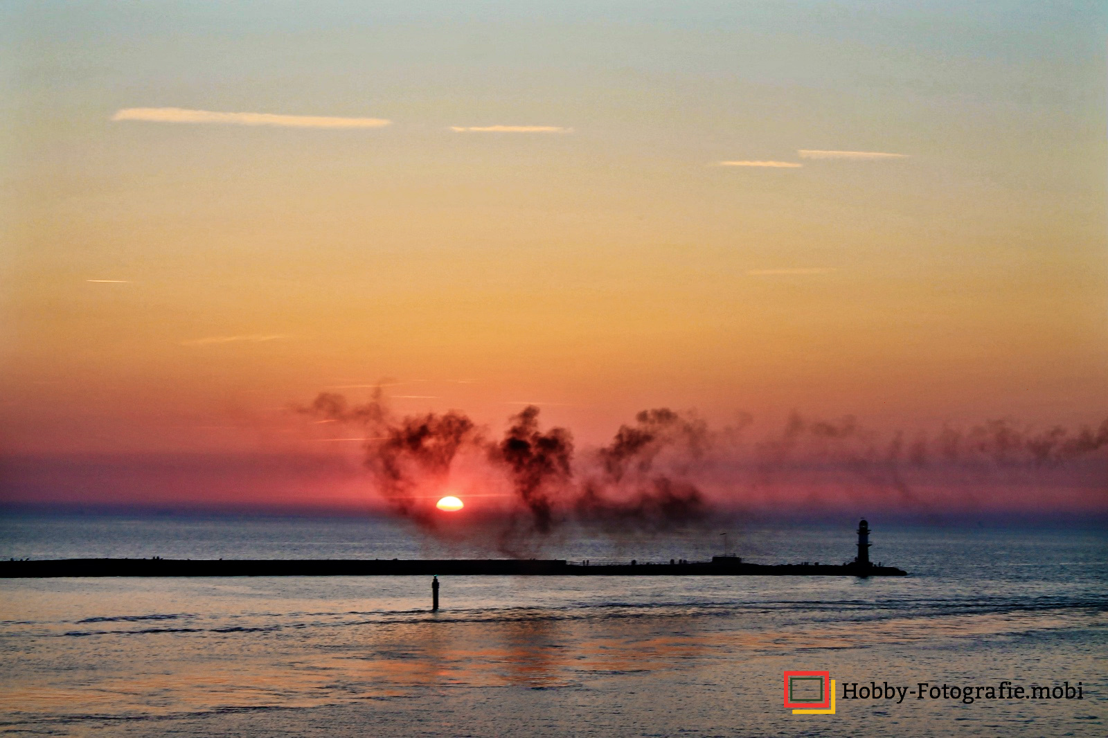 Sonnenuntergang Warnemünde